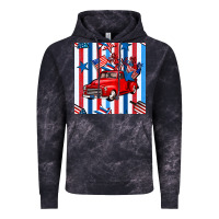 Cloud Black 4th of july seamless pattern truck Vintage Hoodie - BundleAndBundleShop