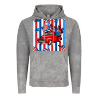 Cloud Rock 4th of july seamless pattern truck Vintage Hoodie - BundleAndBundleShop