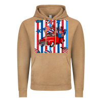 Vintage Camel 4th of july seamless pattern truck Vintage Hoodie - BundleAndBundleShop