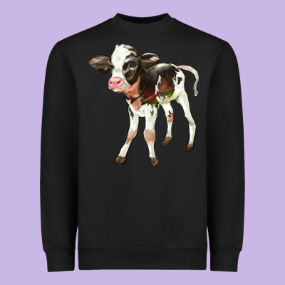 Holstein Calf Heavyweight Sweatshirt Designed By Lillyallendesigns
