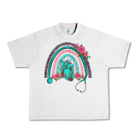 Lunar Rock nurse life spring stethoscope heart rainbow Urban Heavy Tee - BarkalooDesign