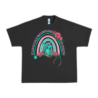 Pigment Black nurse life spring stethoscope heart rainbow Urban Heavy Tee - BarkalooDesign