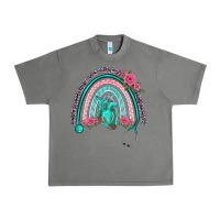 Tornado nurse life spring stethoscope heart rainbow Urban Heavy Tee - BarkalooDesign