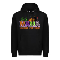 Black This mama loves her spooky crew Premium Hoodie - NancyCooperArtShop