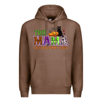 Chestnut This mama loves her spooky crew Premium Hoodie - NancyCooperArtShop