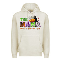 Oatmeal Heather This mama loves her spooky crew Premium Hoodie - NancyCooperArtShop