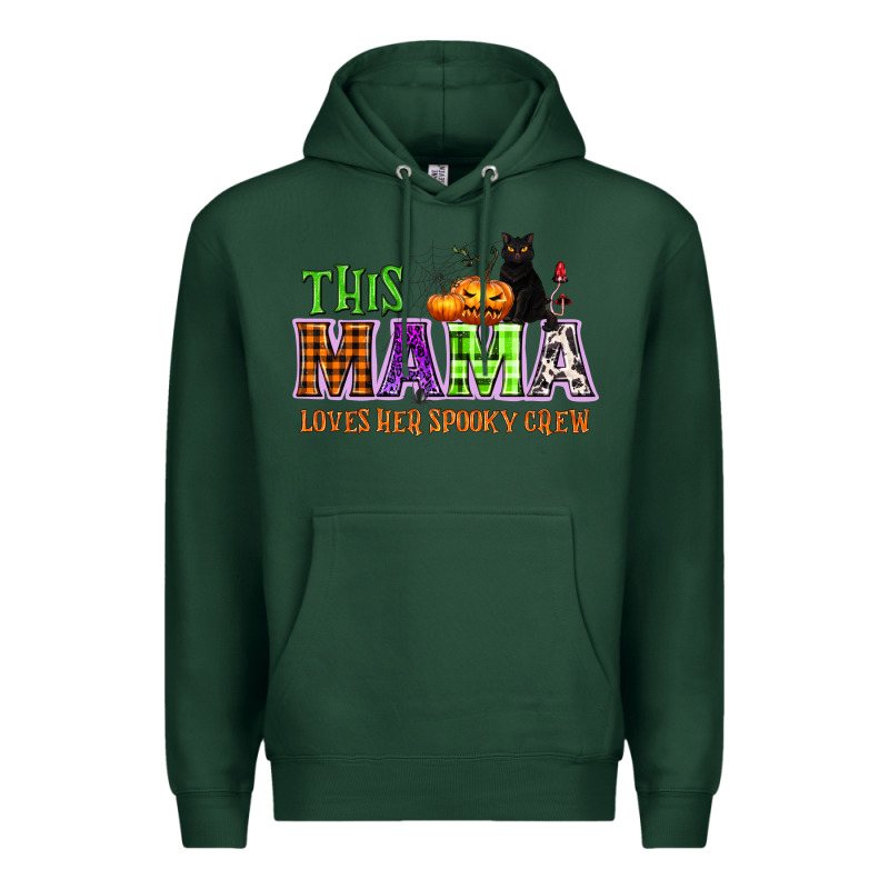 This Mama Loves Her Spooky Crew Premium Hoodie by NancyCooperArtShop | Teevron