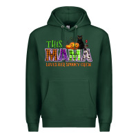 Sports Green This mama loves her spooky crew Premium Hoodie - NancyCooperArtShop