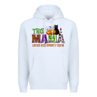 White This mama loves her spooky crew Premium Hoodie - NancyCooperArtShop
