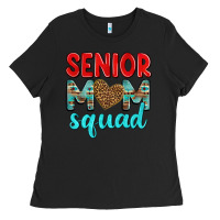 Black senior mom squad Ladies Tee - texasbilliewilder