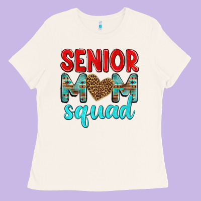 Senior Mom Squad Ladies Tee Designed By Texasbilliewilder