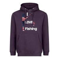 I Love Fishing Heavyweight Hoodie | Teevron