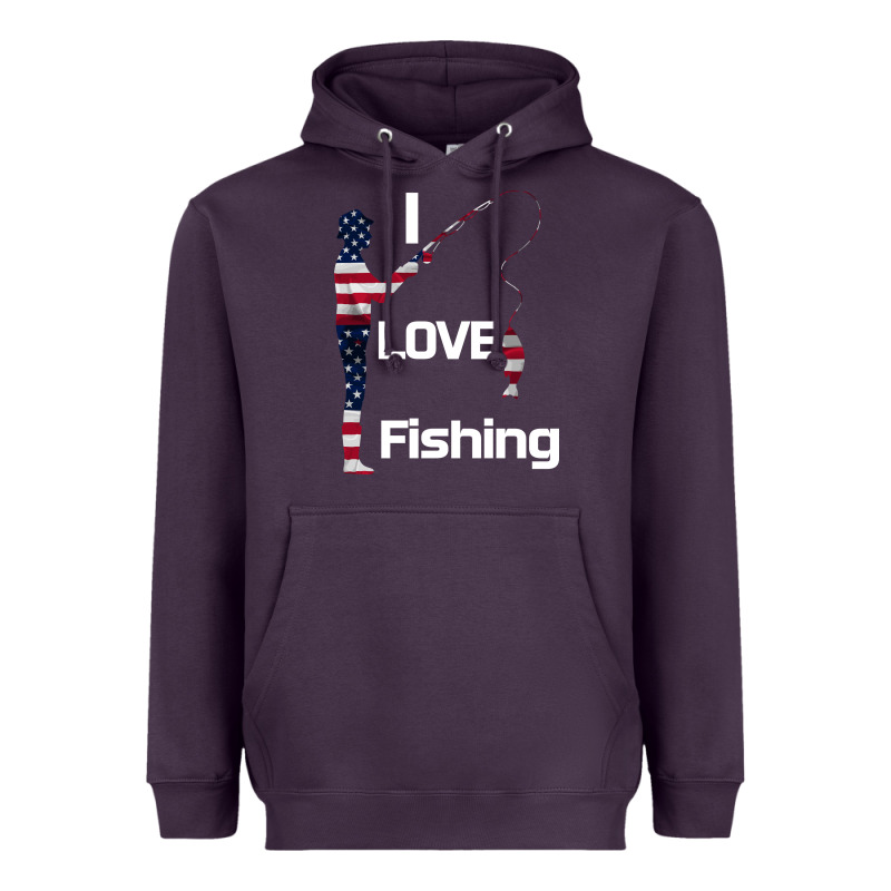 I Love Fishing Heavyweight Hoodie by Bettercallsaul | Teevron