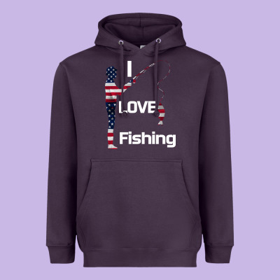 I Love Fishing Heavyweight Hoodie Designed By Bettercallsaul