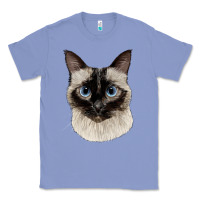 Colony Blue siamese face Classic Tee - LillyAllenDesigns