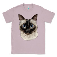 Lilac siamese face Classic Tee - LillyAllenDesigns