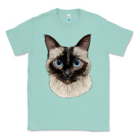 Seafoam siamese face Classic Tee - LillyAllenDesigns