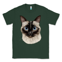 Sports Green siamese face Classic Tee - LillyAllenDesigns