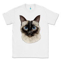 White siamese face Classic Tee - LillyAllenDesigns