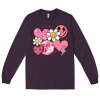 Plum retro valentines day Long Sleeve Tee - MaliasSmallBusiness
