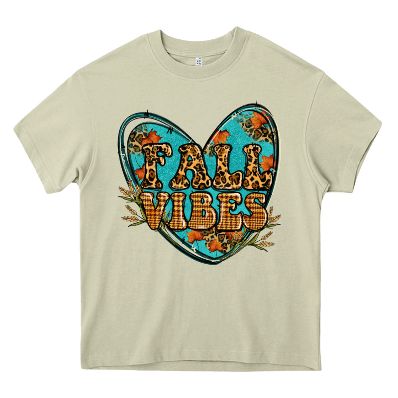 Fall Vibes Heart Heavy Core Tee by RanaPortraitStore | Teevron