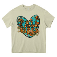 Mossy fall vibes heart Heavy Core Tee - RanaPortraitStore