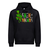 Black St. Patrick's Mister shenanigans Urban Hoodie - OliviaCreatesArt