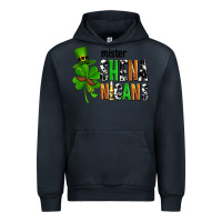 Navy St. Patrick's Mister shenanigans Urban Hoodie - OliviaCreatesArt