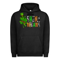 Pigment Black St. Patrick's Mister shenanigans Urban Hoodie - OliviaCreatesArt