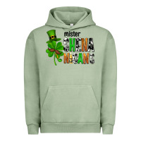 Pigment Oil Green St. Patrick's Mister shenanigans Urban Hoodie - OliviaCreatesArt