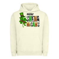 Pigment Pistachio St. Patrick's Mister shenanigans Urban Hoodie - OliviaCreatesArt