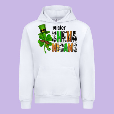 St. Patrick's Mister Shenanigans Urban Hoodie Designed By Oliviacreatesart