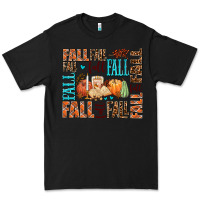 Black fall fall  amd pumpkins Premium Tee - AdoDesignShop