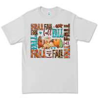 Dove Grey fall fall  amd pumpkins Premium Tee - AdoDesignShop