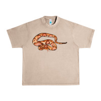 French Oak Copperhead Snake Illustrations Urban Heavy Tee - LillyAllenDesigns