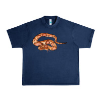 Navy Copperhead Snake Illustrations Urban Heavy Tee - LillyAllenDesigns
