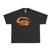 Pigment Black Copperhead Snake Illustrations Urban Heavy Tee - LillyAllenDesigns