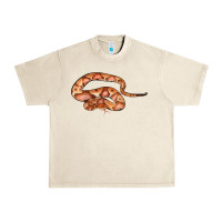 Sandshell Copperhead Snake Illustrations Urban Heavy Tee - LillyAllenDesigns