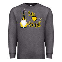 Charcoal Heather Bee Kind Premium Sweatshirt - Bettercallsaul