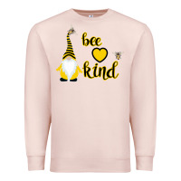 Pale Pink Bee Kind Premium Sweatshirt - Bettercallsaul