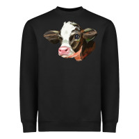 Black holstein calf face Heavyweight Sweatshirt - LillyAllenDesigns