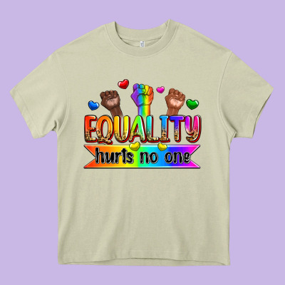 Equality Hurts No One Heavy Core Tee Designed By Zillion Design Studio