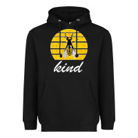 Black Bee Kind Heavyweight Hoodie - Bettercallsaul