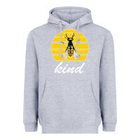 Heather Grey Bee Kind Heavyweight Hoodie - Bettercallsaul