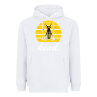 White Bee Kind Heavyweight Hoodie - Bettercallsaul