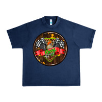 Navy race coasters Urban Heavy Tee - AdoDesignShop