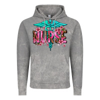 Cloud Rock floral nurse Vintage Hoodie - AdoDesignShop