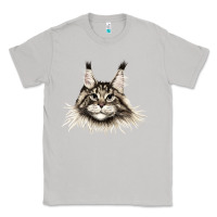 Moon Dust Maine Coon Cat Face Classic Tee - LillyAllenDesigns