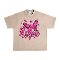 French Oak hope breast cancer butterfly Urban Heavy Tee - Jasminsmagicworld