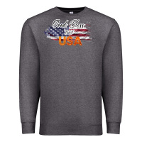 Charcoal Heather God Bless The USA Premium Sweatshirt - Bettercallsaul